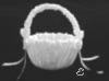 No. 240420. Pearl Flower Girl Basket