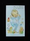 No. 1. Boys Baptism Card