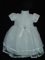 J1211. Dress with Embroidered Bodice