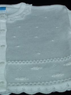 872590.  Girl's White Sweater